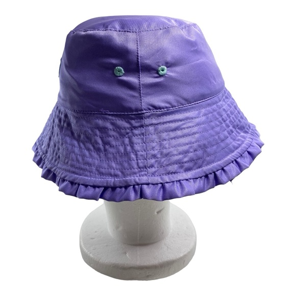 UV Skinz Floral Tropical Purple Sun Protection Kids Bucket Hat - Picture 7 of 8